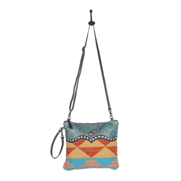 MYRA BAG Bright multicolored western crossbody - Picture 5 of 7